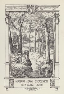 Toinen lasten säkeistökirja: Purosta mereen (litografia). tekijältä Francis Donkin Bedford