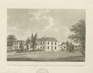 Soho - Francis Egintonin talo: akvatintakaiverrus, nd [c 1798] (painettu)