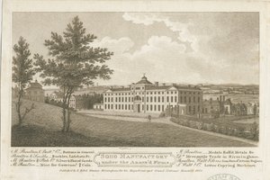 Soho Manufactory: pistekaiverrus ruskealla musteella ja [c 1800]