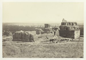 Kaukainen näkymä Damaskuksesta, 1857. tekijältä Francis Frith