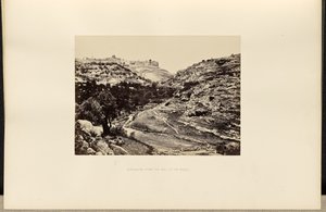 Jerusalem, En-Rogelin kaivosta käsin tekijältä Francis Frith