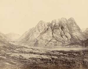 Horebinvuori, Siinai tekijältä Francis Frith