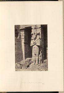 Osiride-pilarit Medinet Haboussa, Thebassa tekijältä Francis Frith