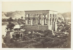 Faaraon vuode, Philae, suuresta temppelistä