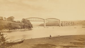 R. Albert Bridge Saltashissa tekijältä Francis Frith