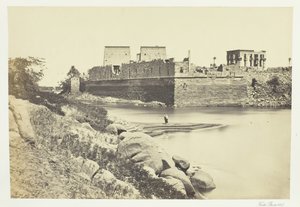 Philæn saaren eteläpää, 1857. tekijältä Francis Frith