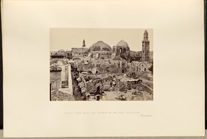 Katunäkymä Pyhän haudan kirkko, Jerusalem tekijältä Francis Frith
