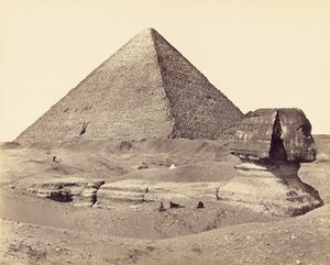 Suuri pyramidi ja sfinksi tekijältä Francis Frith