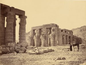 El-Kurneyn Ramesseum, Theba, toinen näkymä
