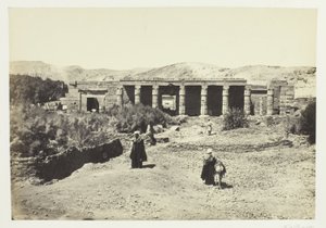 Goornehin temppeli, Thebes tekijältä Francis Frith