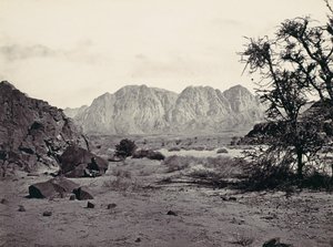 The Written Valley, Siinai, n. 1857. tekijältä Francis Frith
