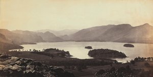 Järvi lähellä Derwentwateria Isossa-Britanniassa. tekijältä Francis Frith