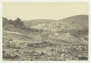 Näkymä Hebronissa, 1857. tekijältä Francis Frith