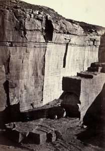 Näkymä piilouhoksille Egyptissä tekijältä Francis Frith