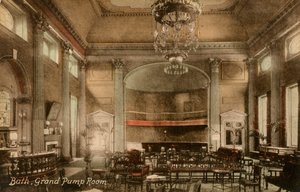 Grand Pump Room, Bath, Somerset, 1800-luvun loppu tai 1900-luvun alku.