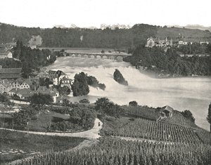 Reinin putoukset, Schaffhausen, Sveitsi, 1895.