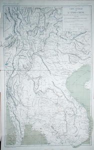 Indokiinan kartta "Atlas du Voyage d