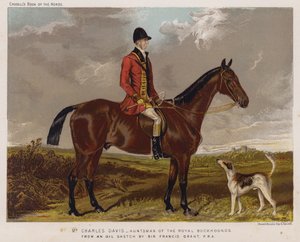 Herra Charles Davis, Royal Buckhoundsin metsästäjä tekijältä Francis Grant