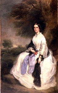 Rouva John Hickin muotokuva, n. 1861 (pari 93956)