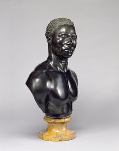 Miehen rintakuva, n. 1758 (musta kalkkikivi ja keltainen marmori) (katso myös 281574)