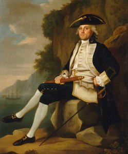 Kapteeni Sir Edward Vernon (1723-1794), 1700-luvun puoliväli (öljy kankaalle). tekijältä Francis Hayman