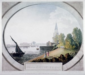"Näkymä Batterseassa", 1784.