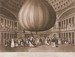 Pantheonin sisustus, Oxford Street, Lontoo, 1785