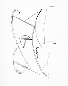Poemes et Dessins de la Fille nee sans Mere, nro 19, julkaisija Imprimeries Reunies, Lausanne. tekijältä Francis Picabia