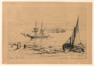 Prikaati ankkurissa tekijältä Francis Seymour Haden