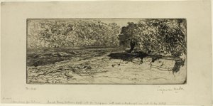 Todennäköinen paikka lohelle tekijältä Francis Seymour Haden