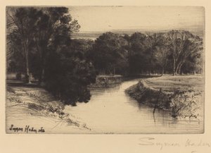 Auringonlasku Irlannissa tekijältä Francis Seymour Haden