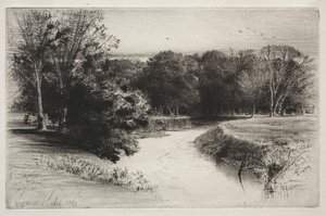 Auringonlasku Irlannissa tekijältä Francis Seymour Haden