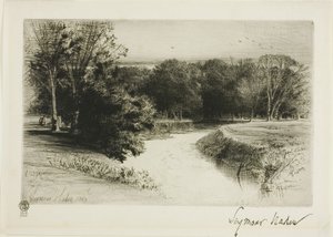 Auringonlasku Irlannissa tekijältä Francis Seymour Haden