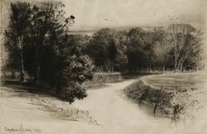 Auringonlasku Irlannissa tekijältä Francis Seymour Haden