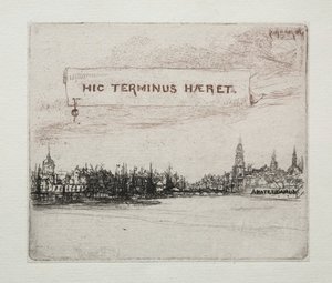 Amstelodamum, 1863. tekijältä Francis Seymour Haden