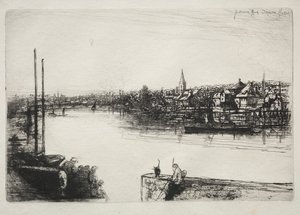 Battersea Reach tekijältä Francis Seymour Haden