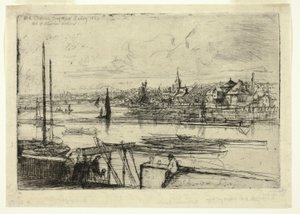Battersea Reach tekijältä Francis Seymour Haden
