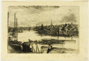 Battersea Reach tekijältä Francis Seymour Haden