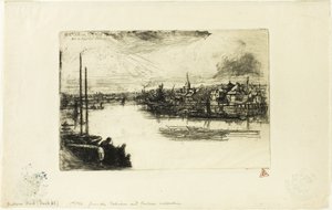 Battersea Reach tekijältä Francis Seymour Haden