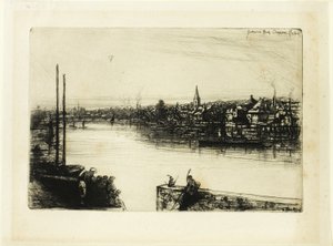Battersea Reach tekijältä Francis Seymour Haden