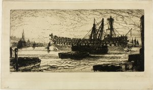 Agamemnonin hajoaminen, nro 1 tekijältä Francis Seymour Haden