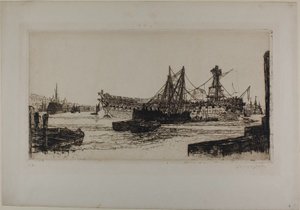 Agamemnonin hajoaminen, nro II tekijältä Francis Seymour Haden
