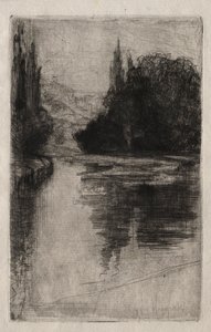 Ilta, 1864. tekijältä Francis Seymour Haden