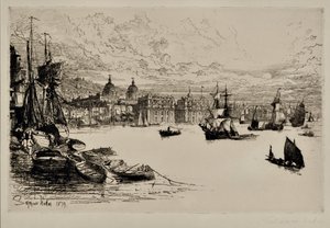 Greenwich tekijältä Francis Seymour Haden
