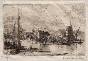 Harry Kellys, Putney. tekijältä Francis Seymour Haden