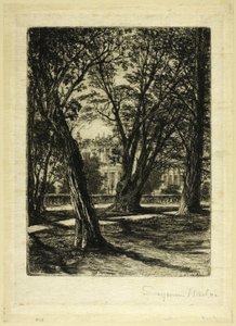 Kensington Gardens, No. I (pieni levy) tekijältä Francis Seymour Haden