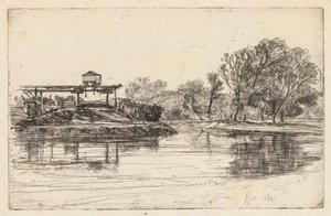 Kew, 1864. tekijältä Francis Seymour Haden
