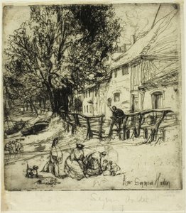 Kew Side, Fragmentti tekijältä Francis Seymour Haden
