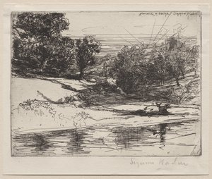 Newcastle Emlynissä tekijältä Francis Seymour Haden