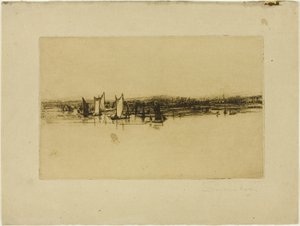 Vastapäätä The Inn, Purfleet tekijältä Francis Seymour Haden